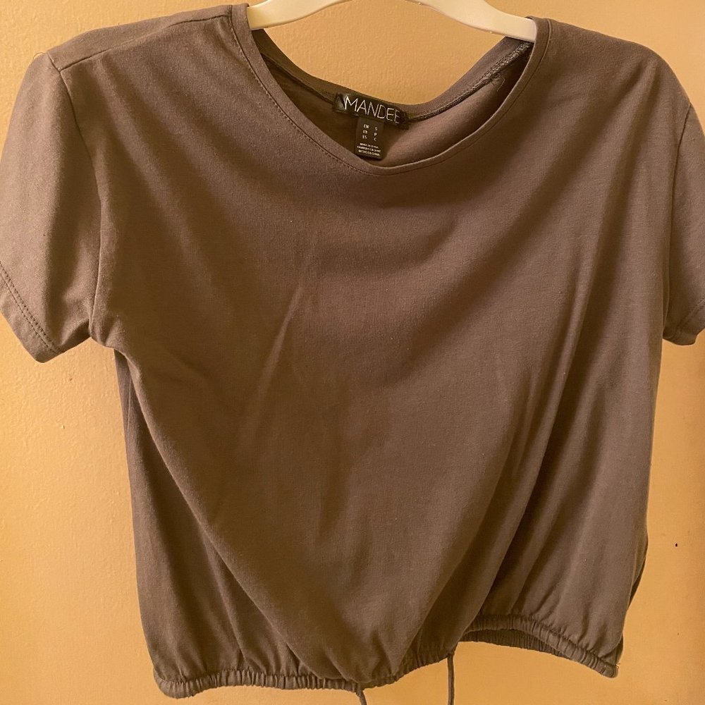 MANDEE Dark Green Short Sleeved Shirt Size S